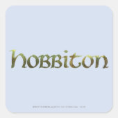 HOBBITON™ getextureerd Vierkante Sticker (Voorkant)