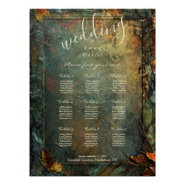 Hobbiton Haven Bruiloft Zitkaarten Perfect Poster