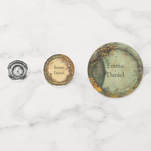 Hobbiton Haven Wedding Confetti (Achterkanten)
