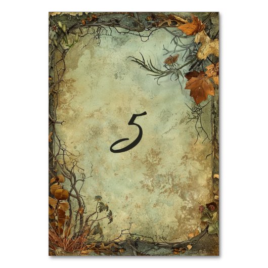 Hobbiton Haven Wedding Kaart (Achterkant)