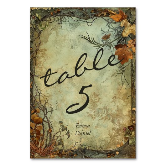 Hobbiton Haven Wedding Kaart (Voorkant)