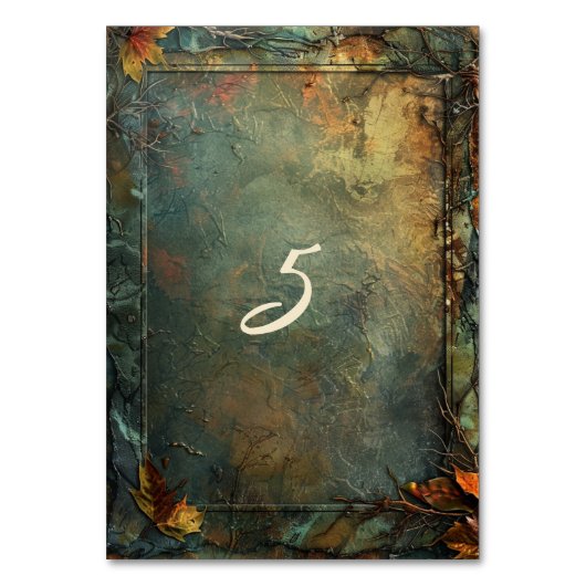 Hobbiton Haven Wedding Kaart (Achterkant)