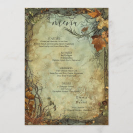 Hobbiton Haven Wedding Menu