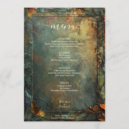 Hobbiton Haven Wedding Menu