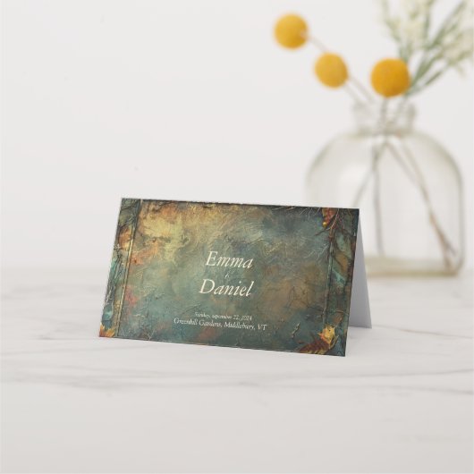 Hobbiton Haven Wedding Plaatskaartje (Achterkant)