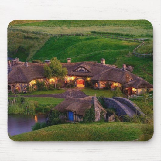 Hobbiton New Zealand Mousepad Muismat (Voorkant)
