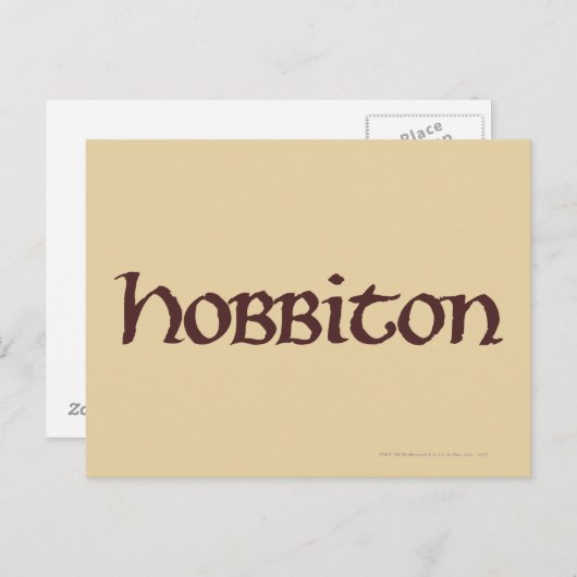 HOBBITON™ Solid Briefkaart (Voorkant / Achterkant)