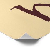 HOBBITON™ Solid Poster (Hoek)