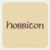 HOBBITON™ Solid Vierkante Sticker (Voorkant)