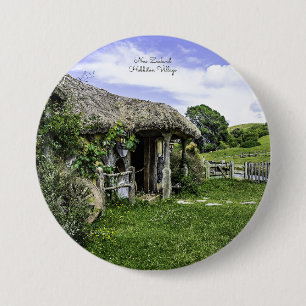 Hobbiton Village, Nieuw-Zeeland; Ronde Button 7,6 Cm