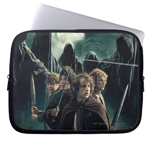 Hobbits Klaar om te vechten Laptop Sleeve (Voorkant)