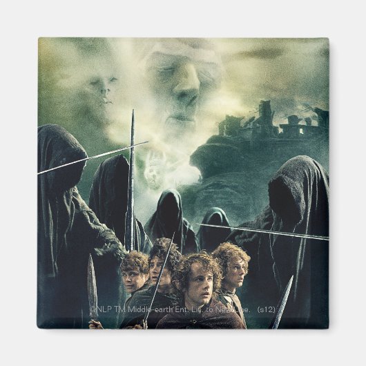 Hobbits Klaar om te vechten Magneet (Voorkant)