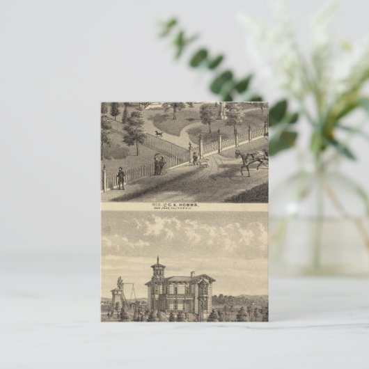 Hobbs, Bradleyresidenties Briefkaart (Staand voorkant)