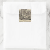 Hobbs, Bradleyresidenties Vierkante Sticker (Tas)