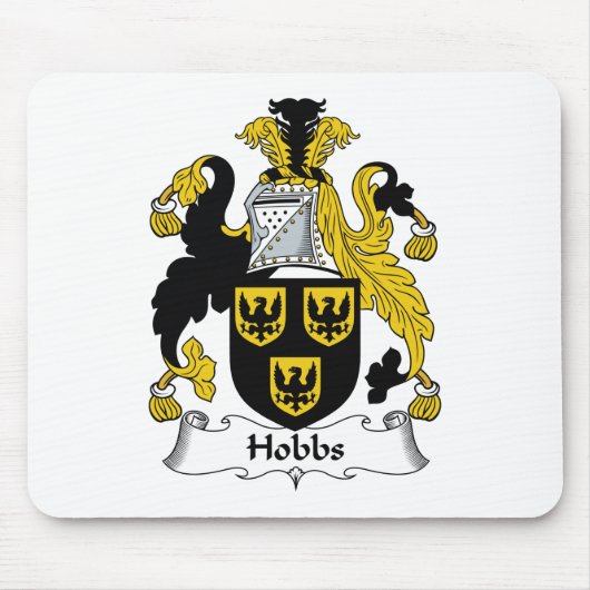 Hobbs Family Crest Muismat (Voorkant)