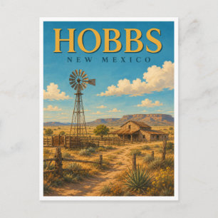 Hobbs New Mexico Western Heritage GeoSaga Briefkaart