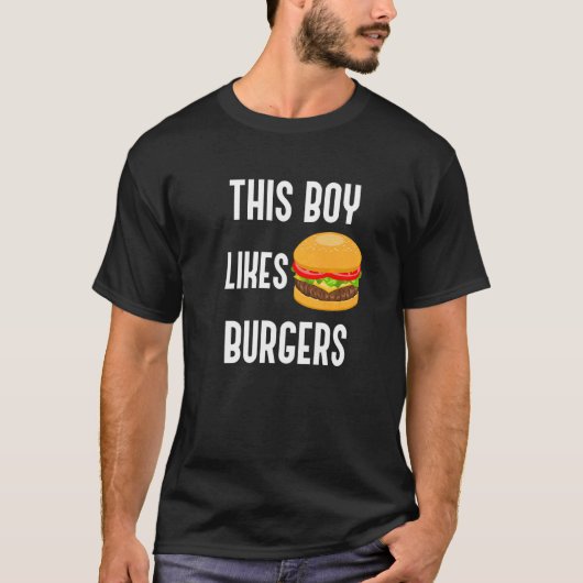 Hobby Burger Maker Delicious Fast Food Eating T-shirt (Voorkant)