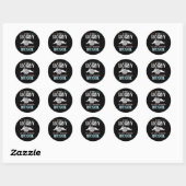 Hobby Crafting Yarn Lover Ronde Sticker (Vel)