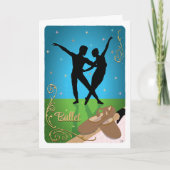 Hobby Dancing Ballet Bruin Kaart (Voorkant)