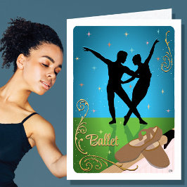 Hobby Dancing Ballet Bruin Kaart