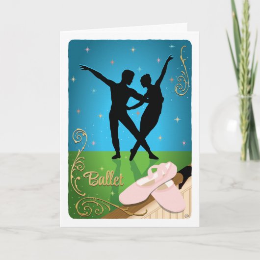 Hobby Dancing Ballet Roze Kaart (Voorkant)