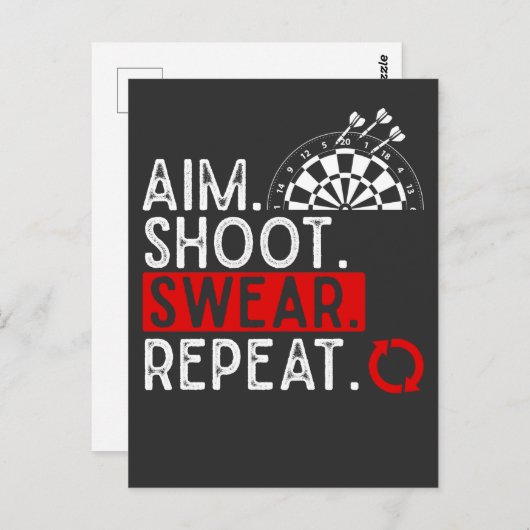 Hobby Dart P Briefkaart (Voorkant / Achterkant)