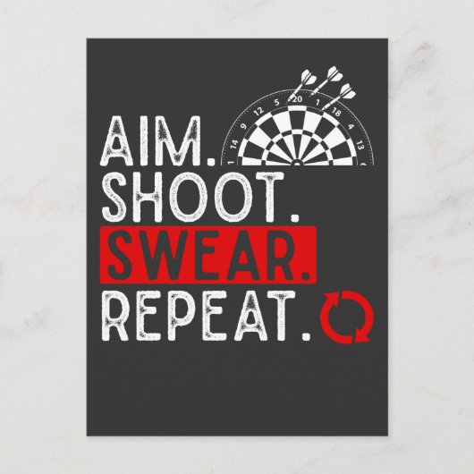 Hobby Dart P Briefkaart (Voorkant)