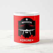 Hobby Drone Pilot Grote Koffiekop (Voorkant)