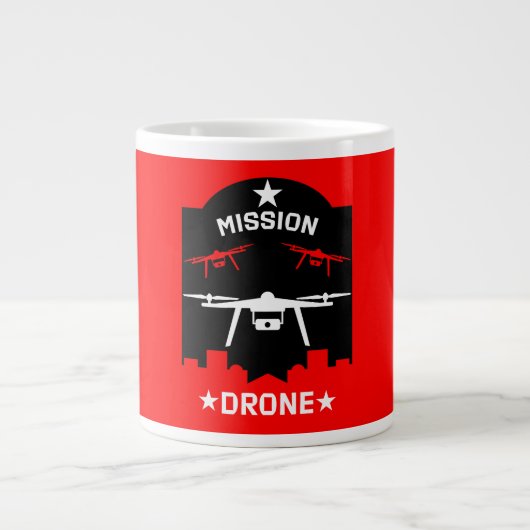 Hobby Drone Pilot Grote Koffiekop (Voorkant)