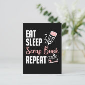 Hobby Funny Cratigt Book Lover Briefkaart (Staand voorkant)