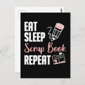 Hobby Funny Cratigt Book Lover Briefkaart (Voorkant / Achterkant)