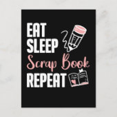 Hobby Funny Cratigt Book Lover Briefkaart (Voorkant)