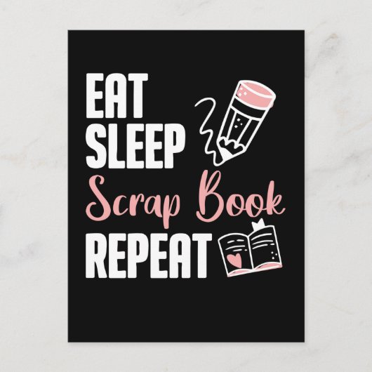 Hobby Funny Cratigt Book Lover Briefkaart (Voorkant)