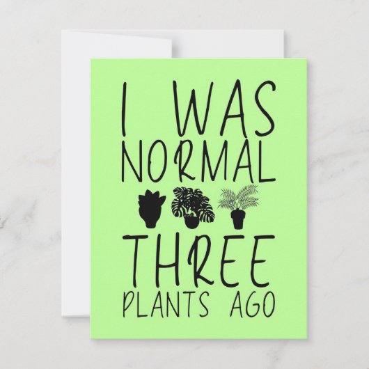 Hobby Gardener Planten Bedankkaart (Voorkant)