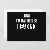 Hobby Gift Book Gezegde lezen Briefkaart (Voorkant / Achterkant)