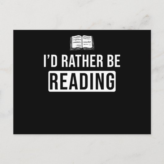 Hobby Gift Book Gezegde lezen Briefkaart (Voorkant)