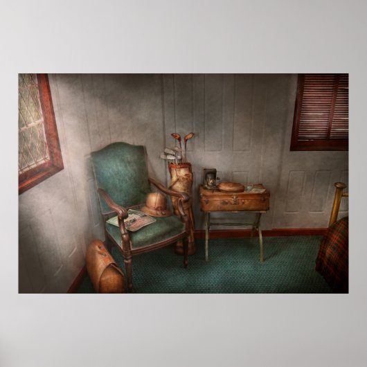 Hobby - Golf - Fotografie - Perakken van geluk Poster (Voorkant)