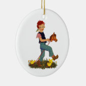 Hobby Horse Keramisch Ornament (Rechts)