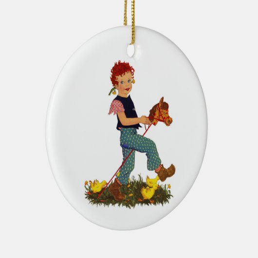 Hobby Horse Keramisch Ornament (Rechts)