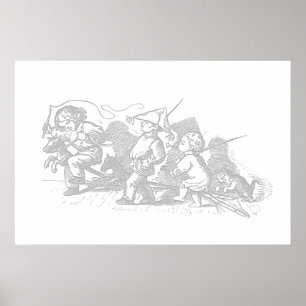 Hobby Horse Kind Kunst Poster