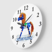 Hobby Horse met naam Grote Klok (Hoek)