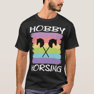 Hobby Horsing Stick Horse literatuur T-shirt