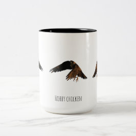 Hobby kip Two-Tone koffiemok Tweekleurige Koffiemok