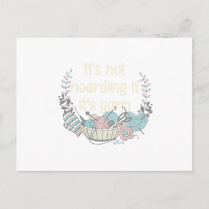 Hobby Knitting is de nieuwe Yoga Knittingfan Briefkaart