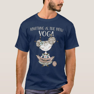 Hobby Knitting is de nieuwe Yoga Knittingfan T-shirt