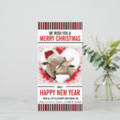 Hobby of geit Boerderij kerst Feestdagenkaart (Staand voorkant)