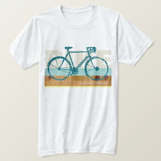 hobby of sport, fietsen of fietsen, koel t-shirt (Design voorkant)
