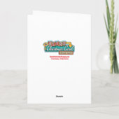 Hobby Paard Cowboy Retro Kerst Kaart (Achterkant)