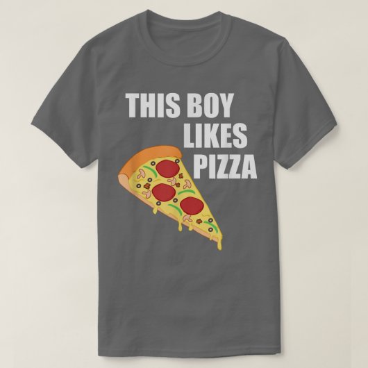 Hobby Pizza Chef Boy Likes Pizza Funny Saying T-Sh T-shirt (Design voorkant)