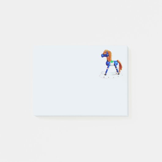 Hobby Rocking Horse aanpasbaar Post-it® Notes (Voorkant)